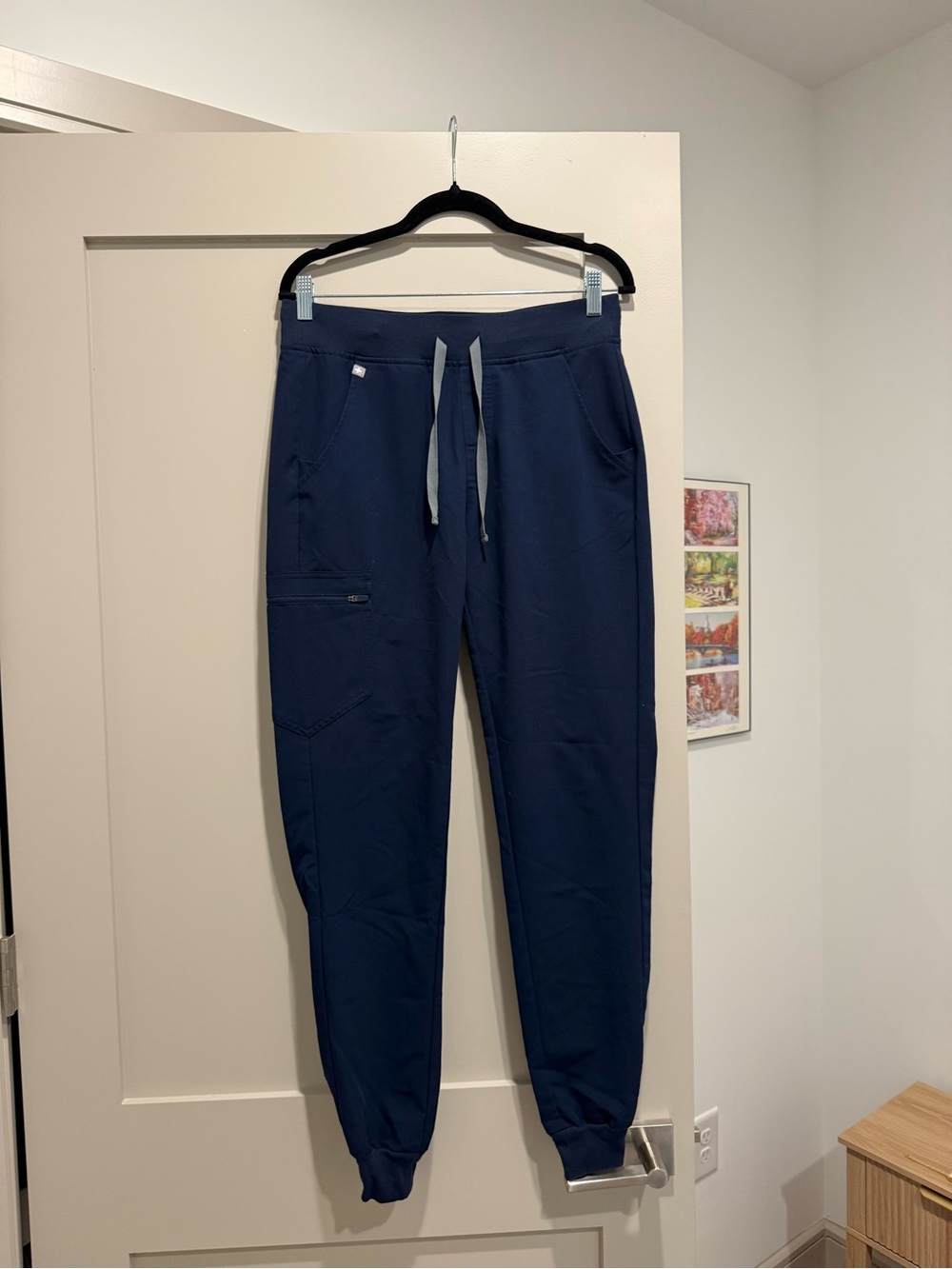 Women’s Navy Drawstring Jogger Pants
